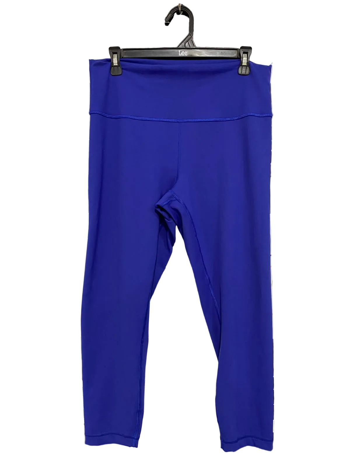 LULULEMON |L| WAIST 32| ROYAL BLUE / COBALT HIGH-WAISTED ESSENTIAL ATHLETIC LEGGINGS ACTIVEWEAR