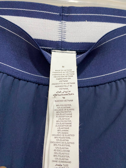 ALO |M| WAIST 26| YOGA NAVY BLUE BRANDED WAISTBAND WIDE-LEG LOUNGE PANTS ACTIVEWEAR