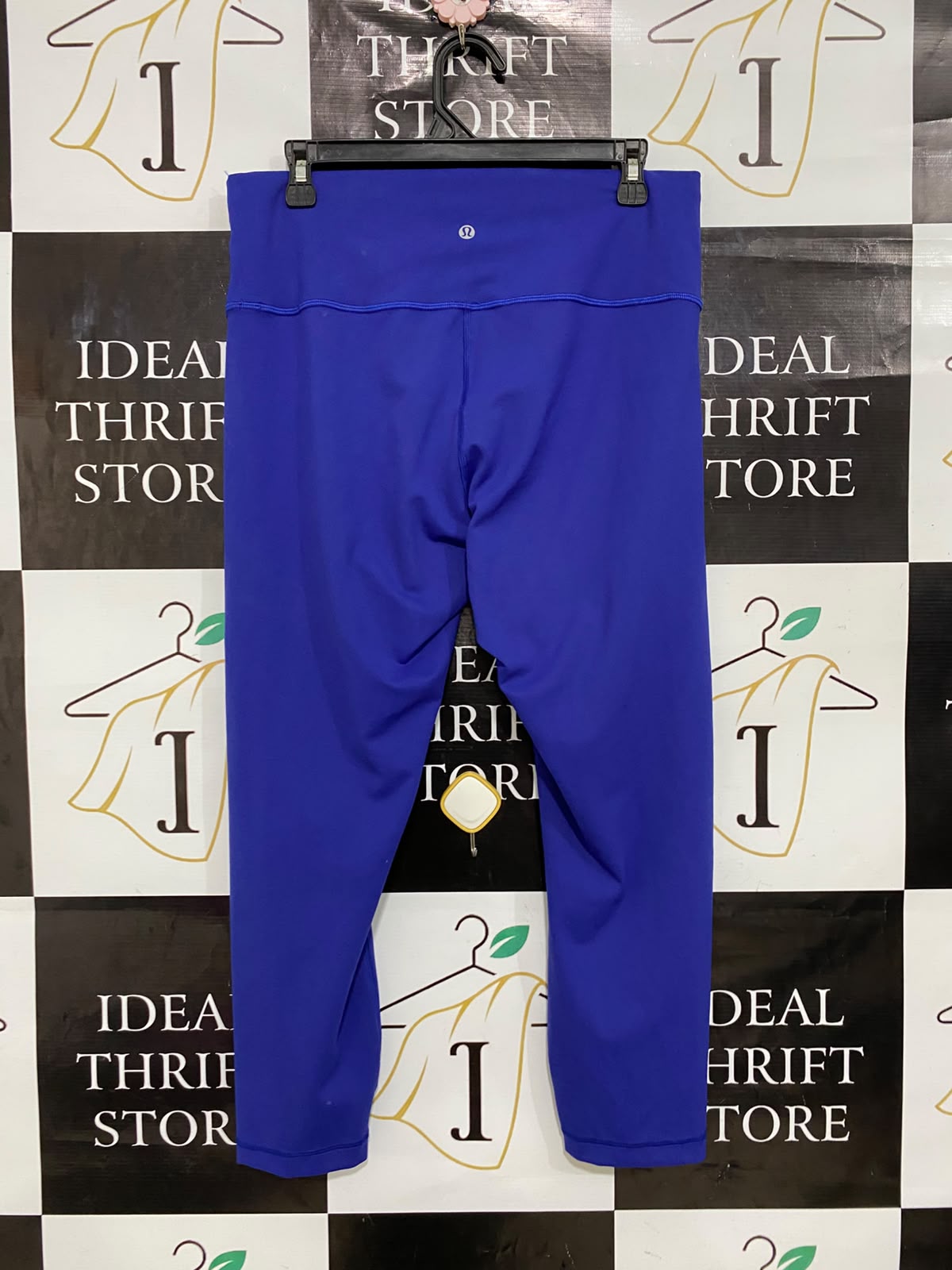 LULULEMON |L| WAIST 32| ROYAL BLUE / COBALT HIGH-WAISTED ESSENTIAL ATHLETIC LEGGINGS ACTIVEWEAR