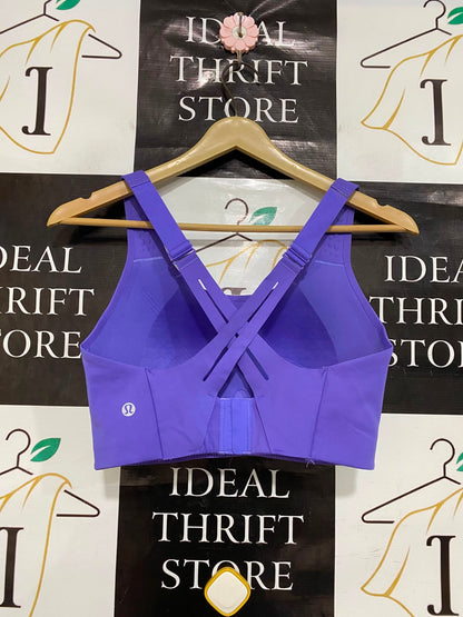 LULULEMON |S| BUST 14| VIBRANT PURPLE / LAVENDER HIGH-SUPPORT ATHLETIC SPORTS BRA ACTIVEWEAR