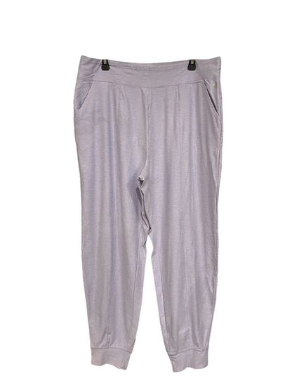 GEORGE |XL| WAIST 36| A26| PASTEL LAVENDER HEATHERED CASUAL JOGGERS LOUNGEWEAR PANTS
