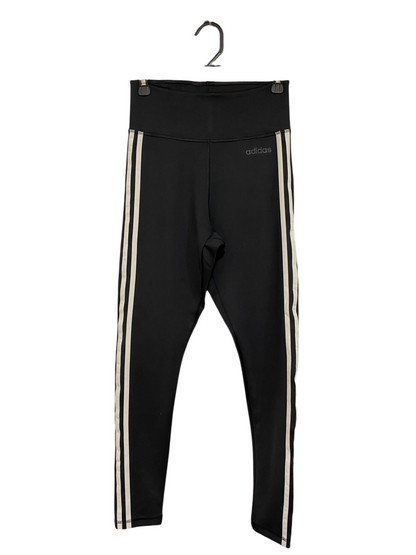 ADIDAS |S| WAIST 26| A26| CLASSIC BLACK & WHITE 3-STRIPE ACTIVEWEAR LEGGINGS