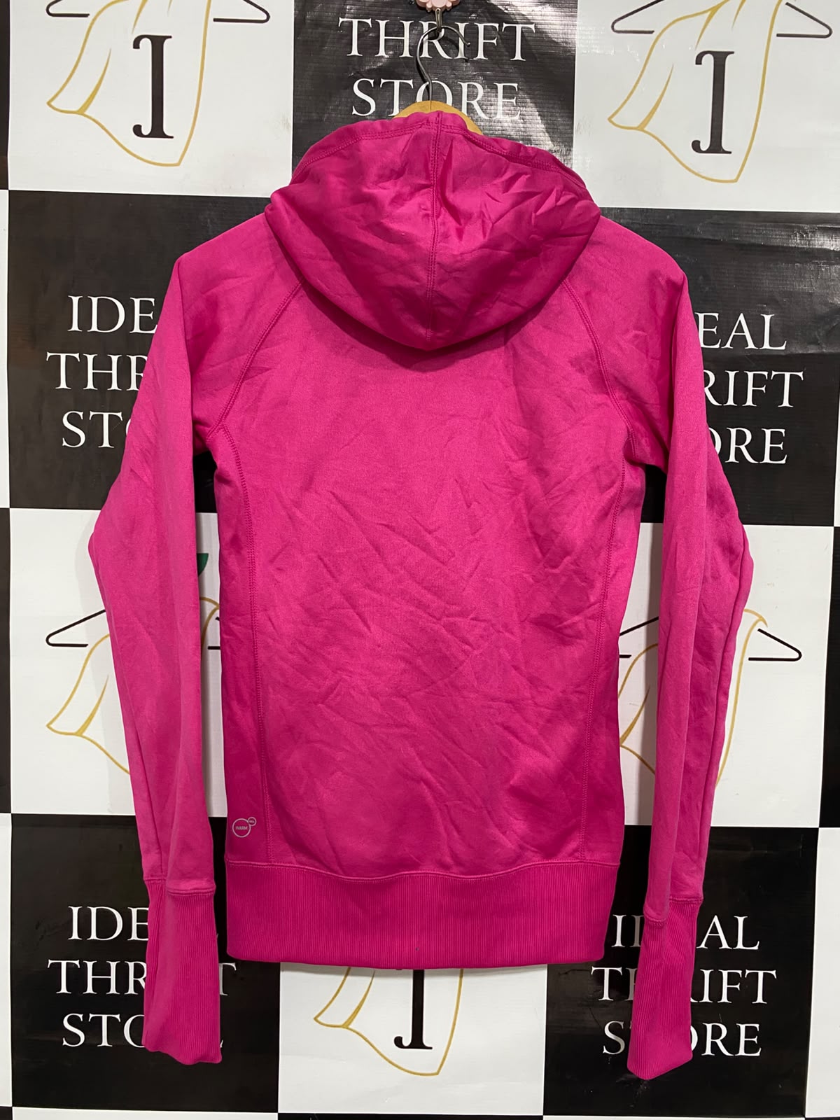 PUMA |S| BUST 17| A27| HOT PINK & PURPLE GRAPHIC LOGO ATHLETIC HOODIE ACTIVEWEAR