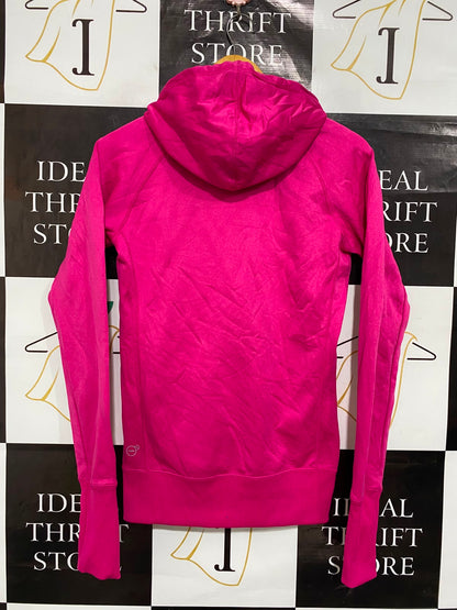 PUMA |S| BUST 17| A27| HOT PINK & PURPLE GRAPHIC LOGO ATHLETIC HOODIE ACTIVEWEAR