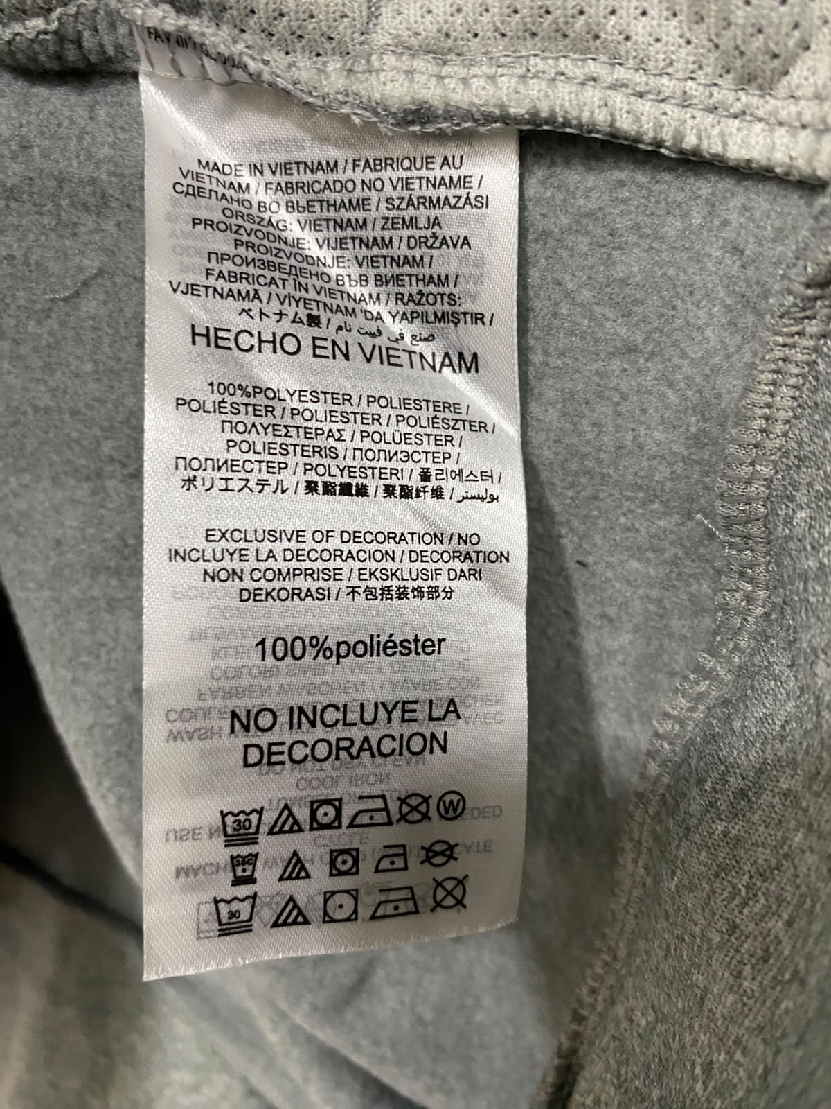 NIKE |XXL| BUST 26| A27| PHILADELPHIA EAGLES NFC CHAMPIONS GREY ATHLETIC HOODIE ACTIVEWEAR