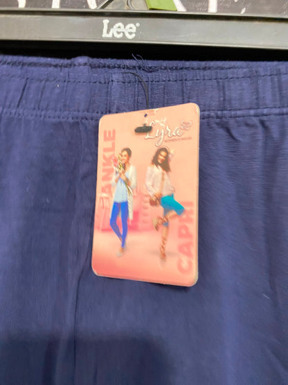 LYRA |S| WAIST 26| A26| NAVY BLUE BASIC STRETCHY CASUAL LEGGINGS ACTIVEWEAR