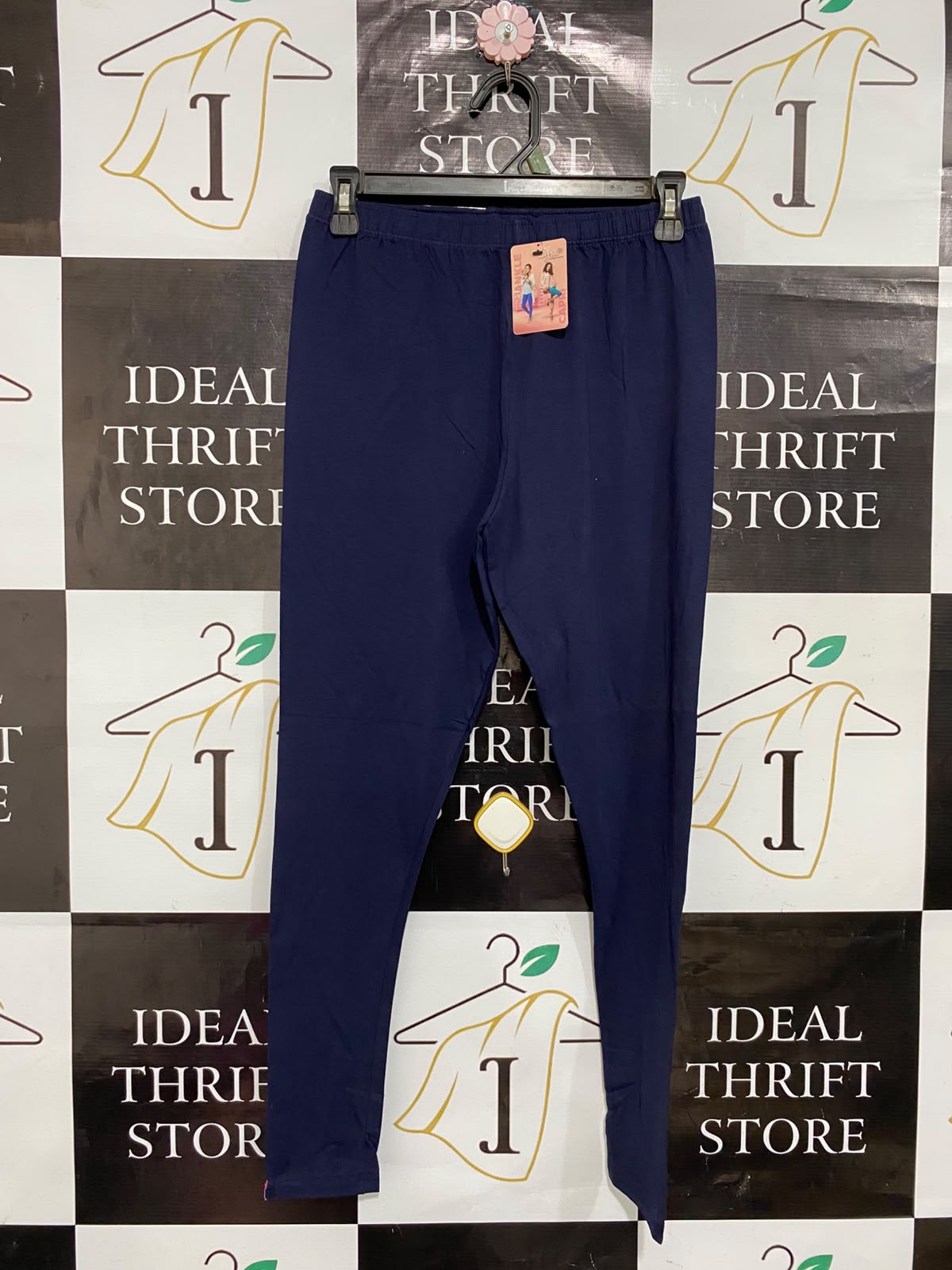 LYRA |S| WAIST 26| A26| NAVY BLUE BASIC STRETCHY CASUAL LEGGINGS ACTIVEWEAR