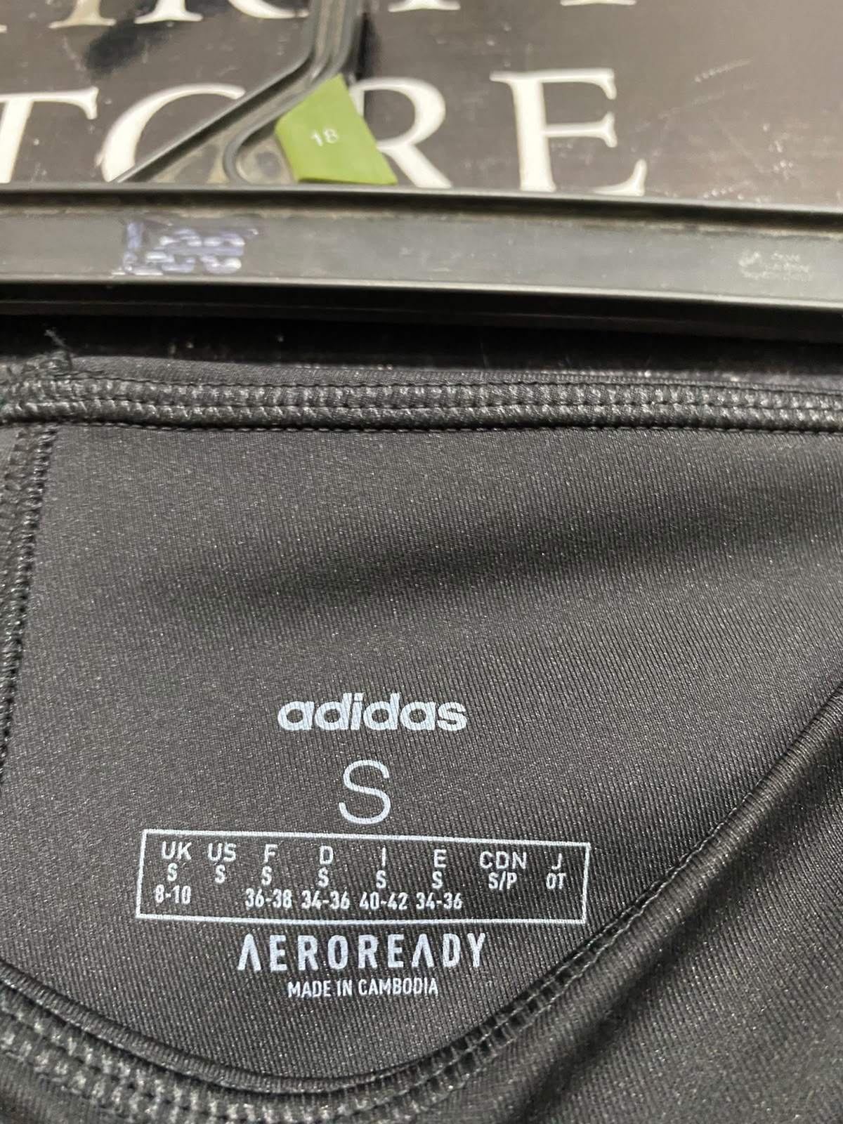 ADIDAS |S| WAIST 26| A26| CLASSIC BLACK & WHITE 3-STRIPE ACTIVEWEAR LEGGINGS