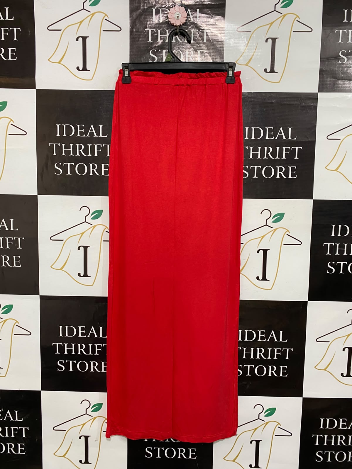PRIMARK |S| WAIST 26| A26| VIBRANT RED BASIC LONG MAXI SKIRT CASUAL WEAR