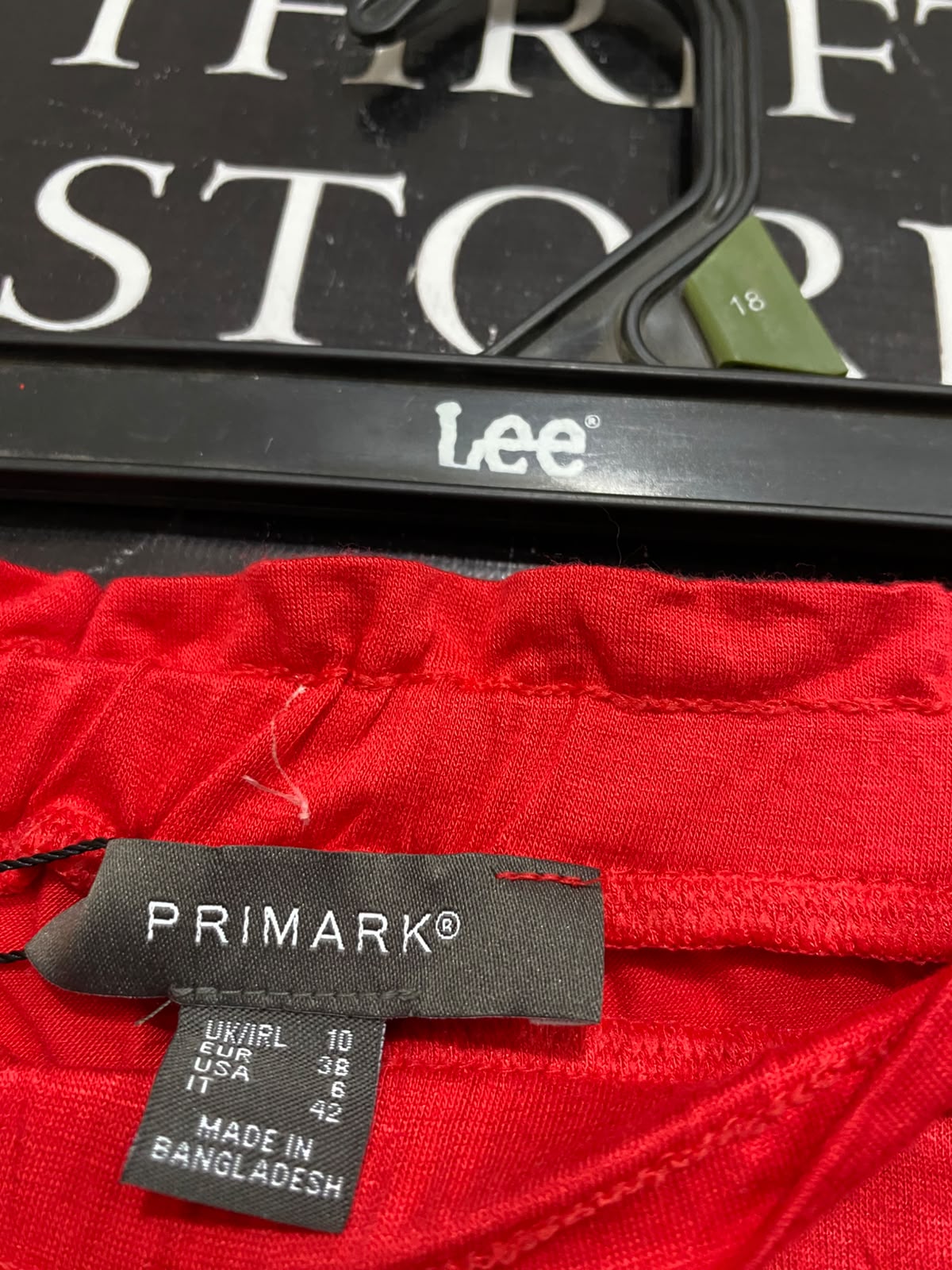 PRIMARK |S| WAIST 26| A26| VIBRANT RED BASIC LONG MAXI SKIRT CASUAL WEAR