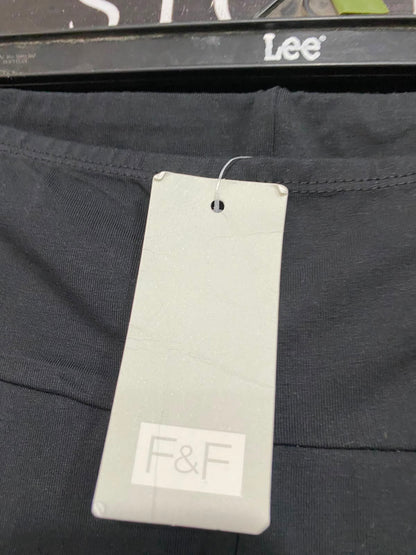F&F |L| WAIST 32| A26| CLASSIC BLACK ACTIVEWEAR LEGGINGS CASUAL PANTS