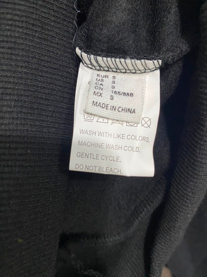 ALO |S| BUST 22| A27| BLACK ALO YOGA HALF-ZIP PULLOVER SWEATSHIRT WITH KANGA POCKET