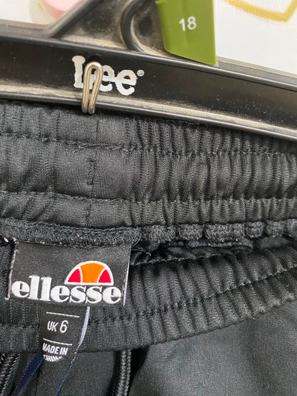 ELLESSE |XS| WAIST 20| A27|BLACK ELLESSE ATHLETIC DRAWSTRING SHORTS