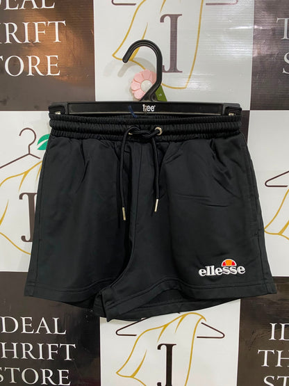 ELLESSE |XS| WAIST 20| A27|BLACK ELLESSE ATHLETIC DRAWSTRING SHORTS