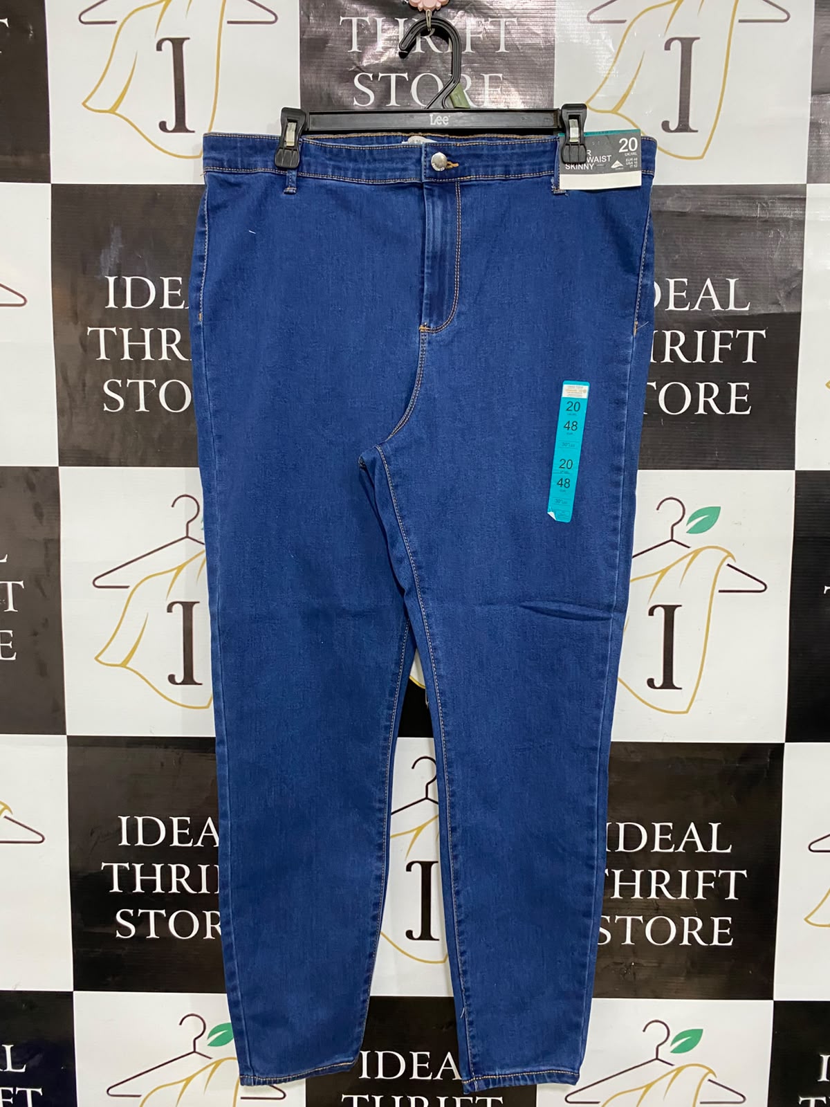 PRIMARK CARES |XXL| WAIST 36| A27| CLASSIC BLUE HIGH-WAISTED SKINNY JEANS