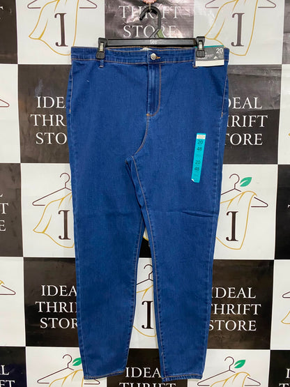 PRIMARK CARES |XXL| WAIST 36| A27| CLASSIC BLUE HIGH-WAISTED SKINNY JEANS