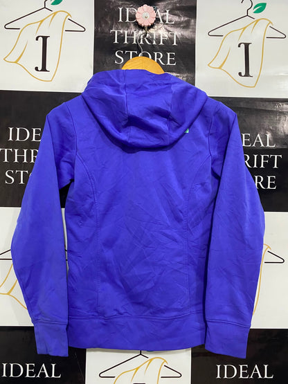 THE NORTH FACE |S| BUST 16| A27| PURPLE & MINT GREEN HOODED SWEATSHIRT