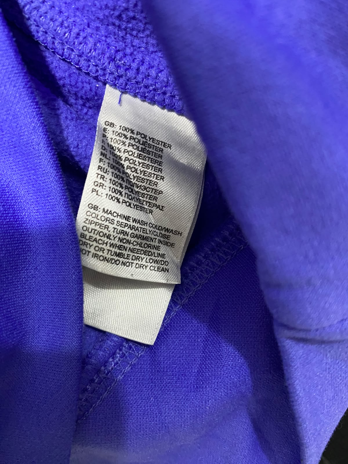 THE NORTH FACE |S| BUST 16| A27| PURPLE & MINT GREEN HOODED SWEATSHIRT