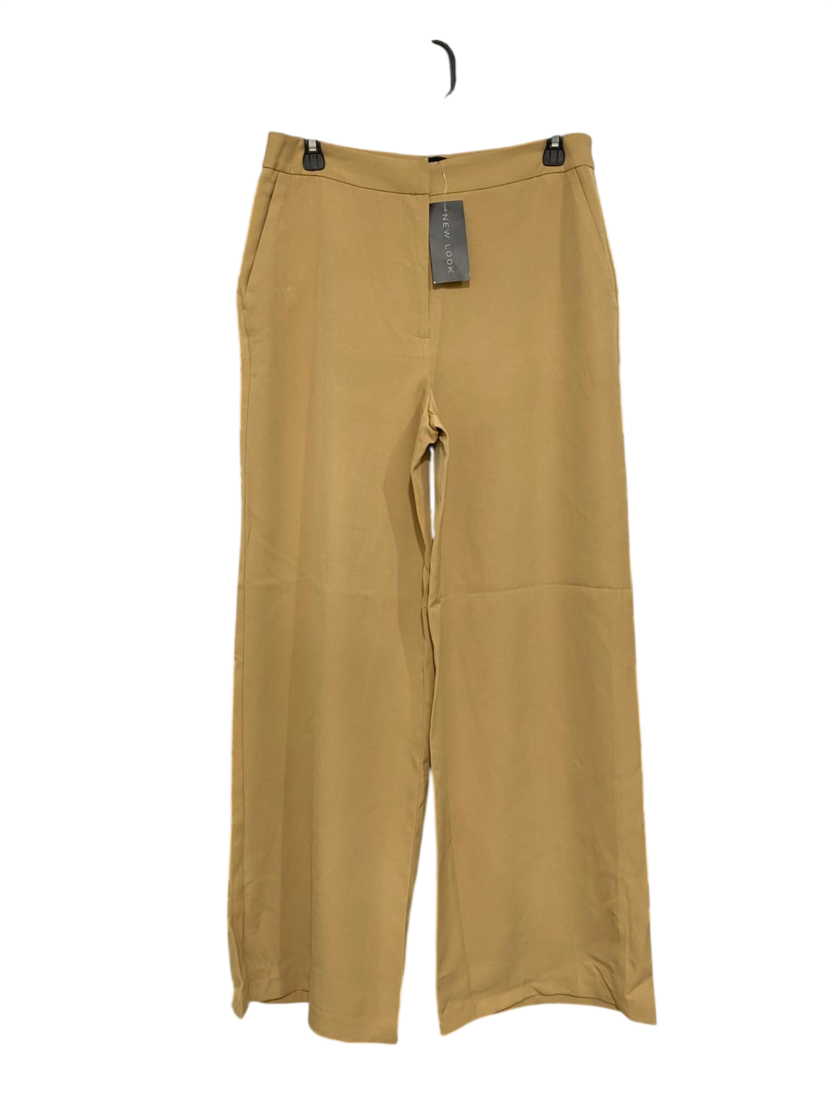 NEW LOOK |L| WAIST 30| A28| CAMEL BROWN TAILORED WIDE-LEG TROUSERS