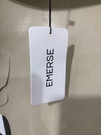 EMERSE |XS| BUST 13| A28| NUDE BEIGE SCOOP-NECK ATHLETIC SPORTS BRA / CROP TOP