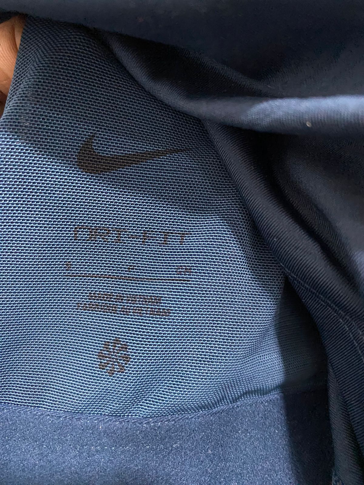 NIKE |S| BUST 14| A28| DARK NAVY BLUE RACERBACK ATHLETIC TANK TOP / CROP TOP