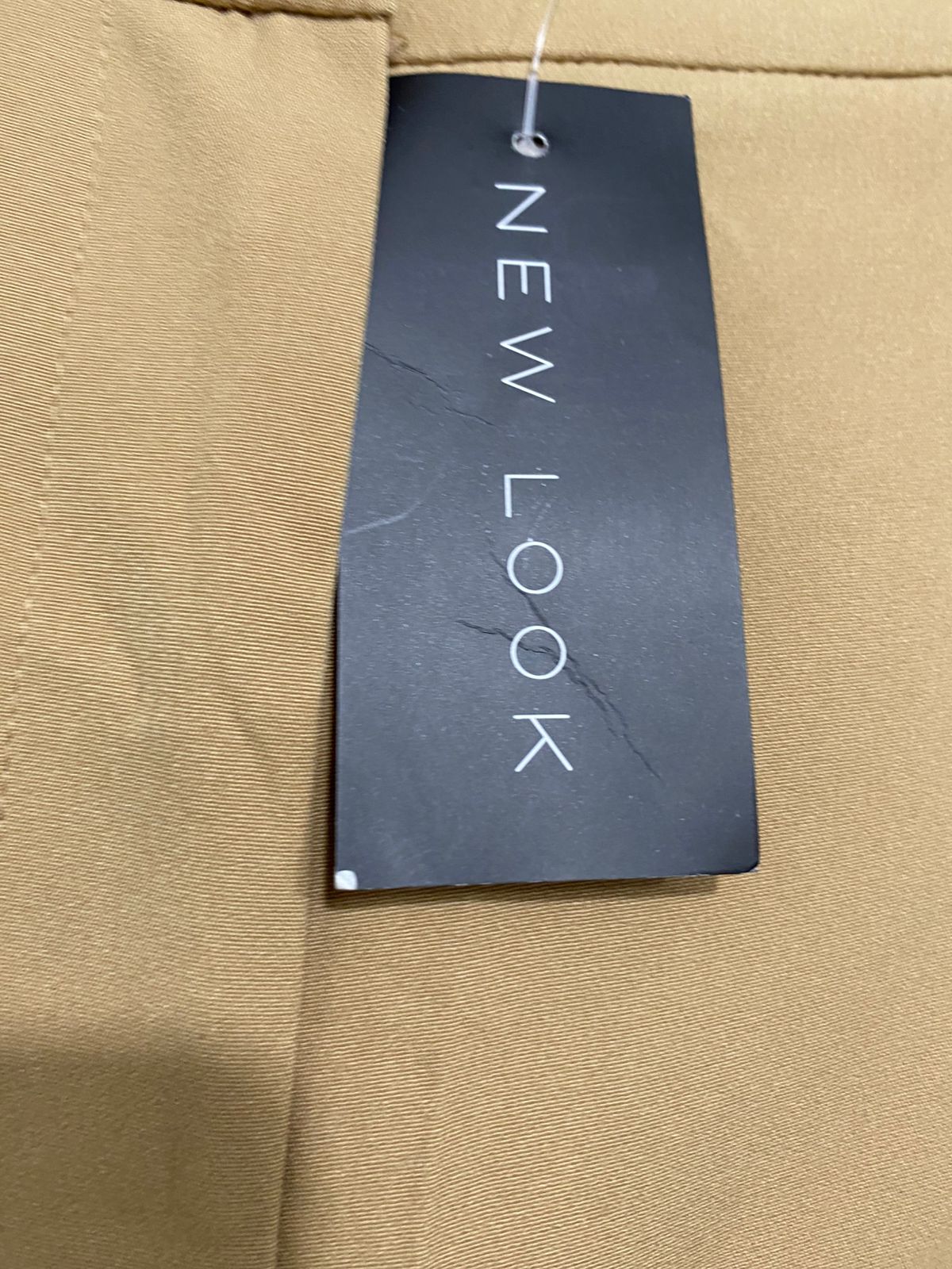 NEW LOOK |L| WAIST 30| A28| CAMEL BROWN TAILORED WIDE-LEG TROUSERS