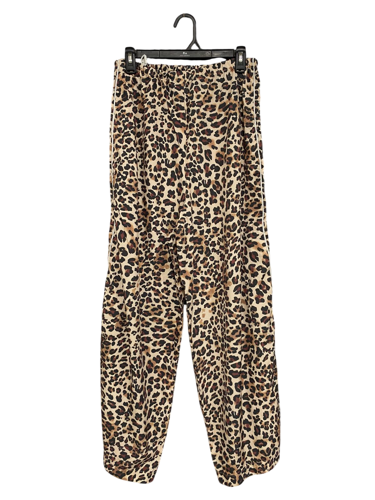 |M| WAIST 28| A29| LEOPARD ANIMAL PRINT WIDE-LEG LOUNGE PANTS