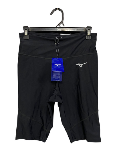 A WOMANS |L| WAIST 27| A29| BLACK HIGH-WAISTED ATHLETIC BIKER SHORTS