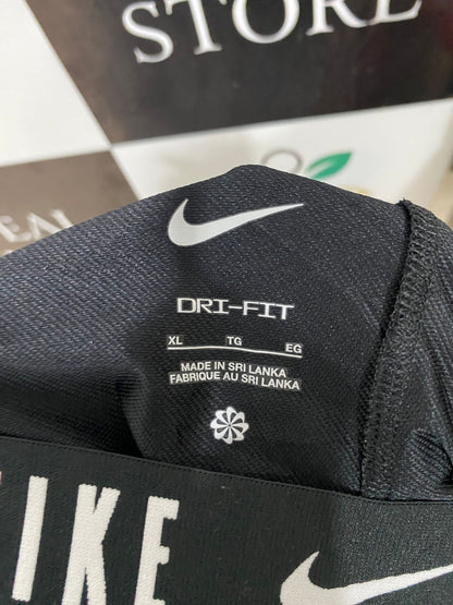 NIKE |XL| WAIST 28| A29| BLACK BRANDED WAISTBAND ATHLETIC RUNNING SHORTS