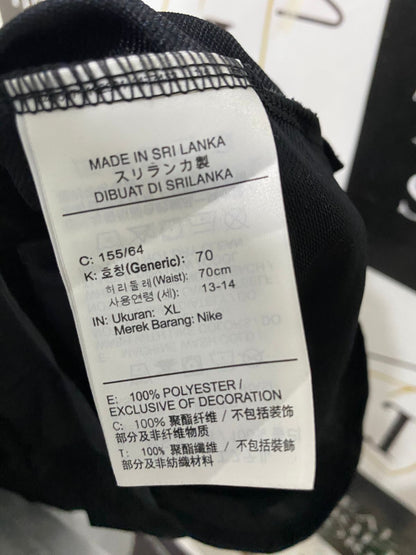 NIKE |XL| WAIST 28| A29| BLACK BRANDED WAISTBAND ATHLETIC RUNNING SHORTS