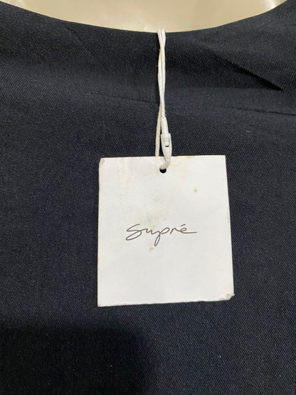 SUPRE |XS| BUST 14| A29| BLACK MINIMALIST SPAGHETTI STRAP CAMISOLE TANK TOP