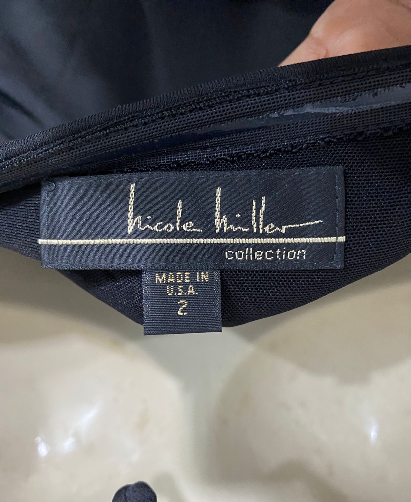 HICOLE HILLER |XS| BUST 13| A29| BLACK HALTER COWL-NECK RUCHED SIDE-SLIT MAXI DRESS