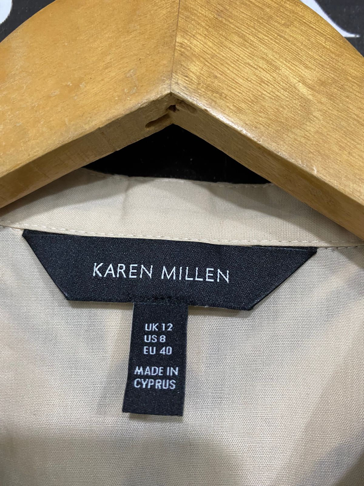 KAREN MILLEN |S| BUST 15| A29| CREAM & BLACK STRIPED SLEEVELESS TIE-WAIST MIDI DRESS