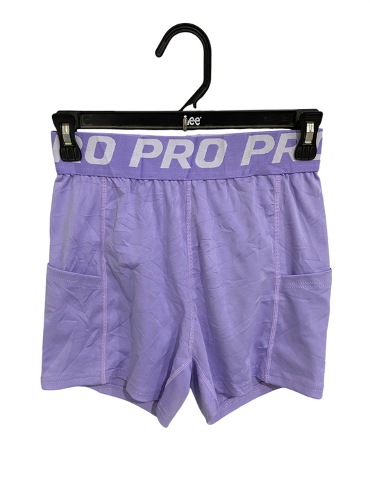 |XS| WAIST 24| A30| LAVENDER "PRO" BRANDED ATHLETIC POCKET SHORTS