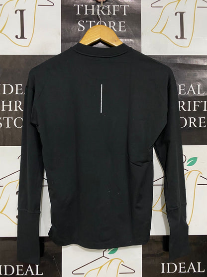 NIKE |XS| BUST 17| A30| RUNNING BLACK LONG-SLEEVE ATHLETIC CREWNECK TOP