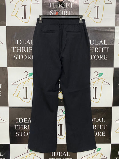 URBAN MAGIC |S| WAIST 26| A30| BLACK HIGH-WAISTED STRAIGHT-LEG TROUSERS