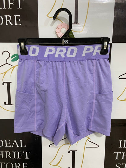 |XS| WAIST 24| A30| LAVENDER "PRO" BRANDED ATHLETIC POCKET SHORTS