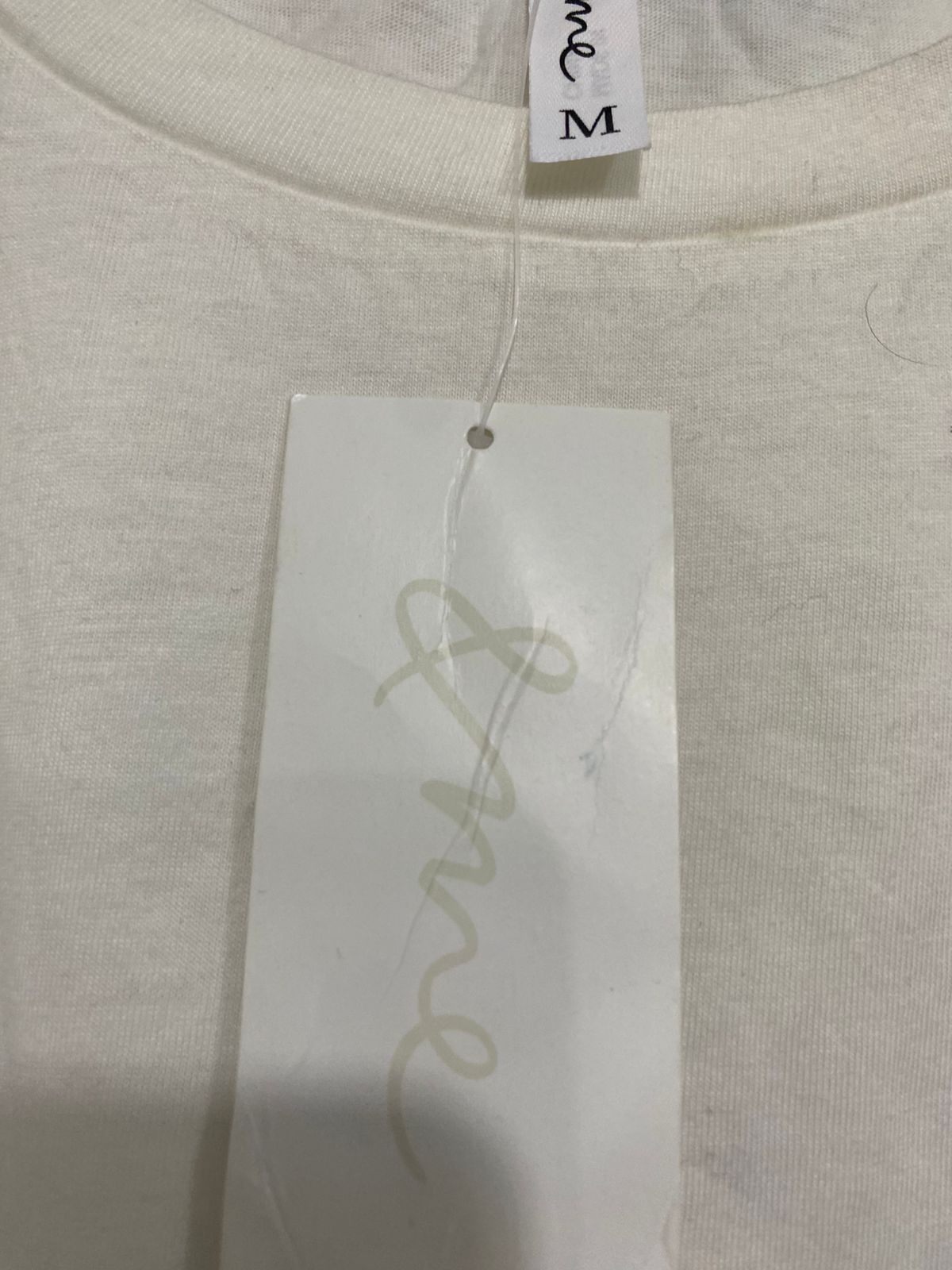 & ME |M| BUST 19| A30| WHITE BRODERIE ANGLAISE SLEEVELESS TEE