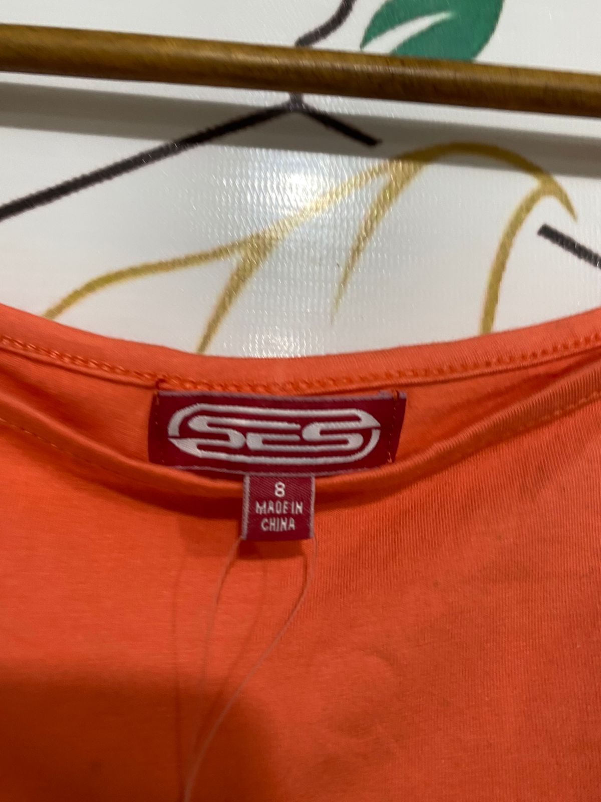 SES |S| BUST 13| A30| CORAL CAMISOLE TANK TOP