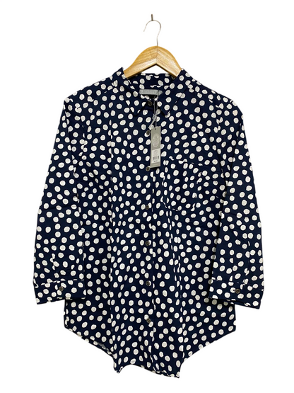 KATIES |M| BUST 21| A31| NAVY BLUE "05 MILLENNIUM HEALTH CLUB" GRAPHIC T-SHIRT