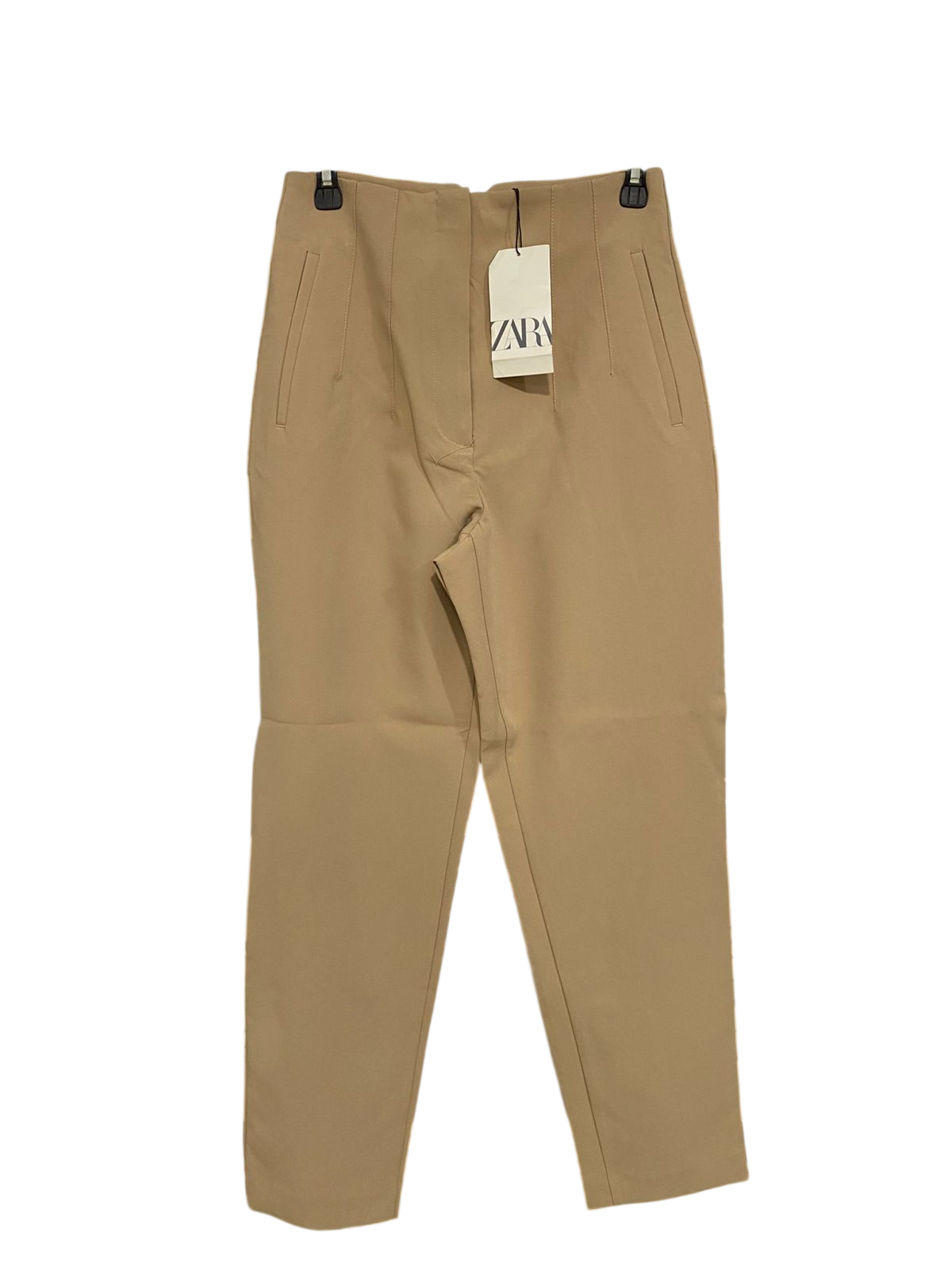 ZARA |M| WAIST 26| A31| BEIGE TAILORED HIGH-RISE TROUSERS
