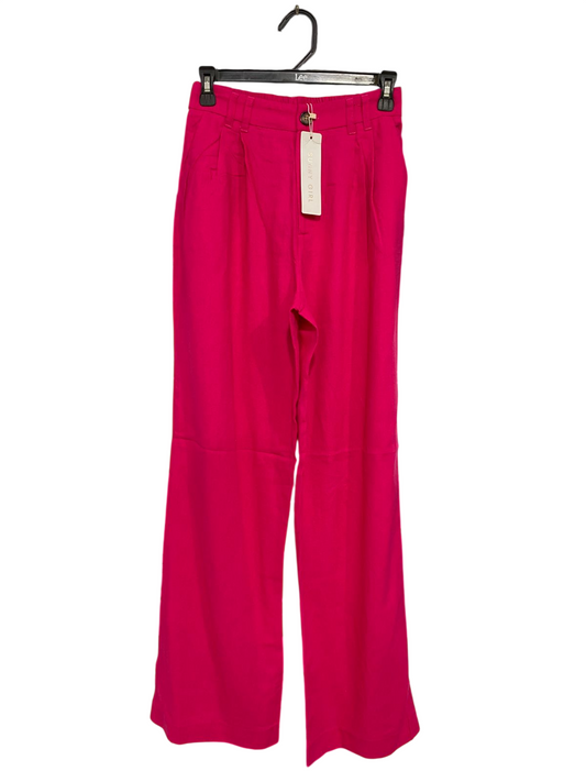 SUNNY GIRL |S| WAIST 26| A31| HOT PINK WIDE-LEG TROUSERS
