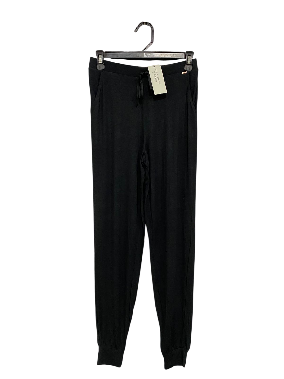 GEORGE |S| WAIST 26| A32| BLACK LOUNGE JOGGER PANTS