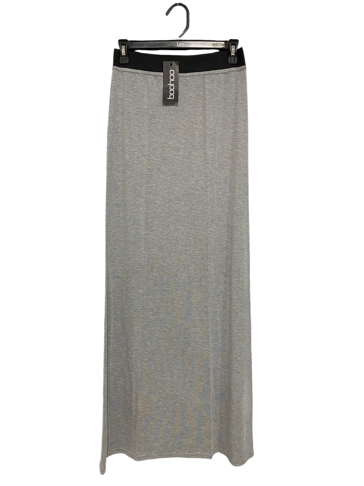 BOOHOO |S| WAIST 26| A32| GREY MARLED MIDI SKIRT