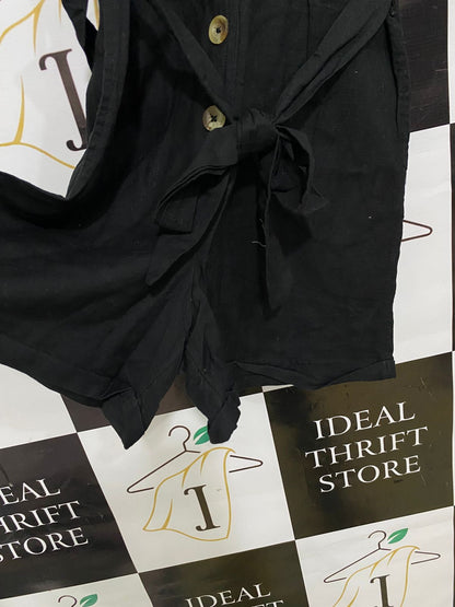NEW LOOK |M| BUST FREE| A32| BLACK UTILITY SHORT JUMPSUIT