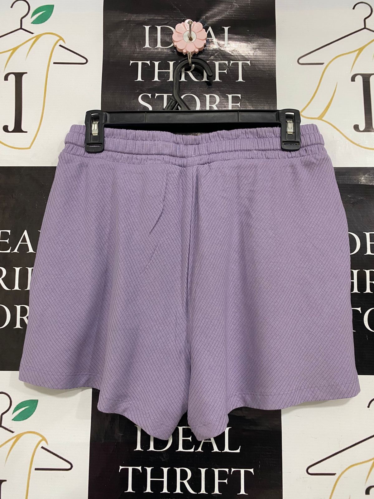 PUMA |S| WAIST 28| A32| LAVENDER RIBBED ATHLETIC SHORTS