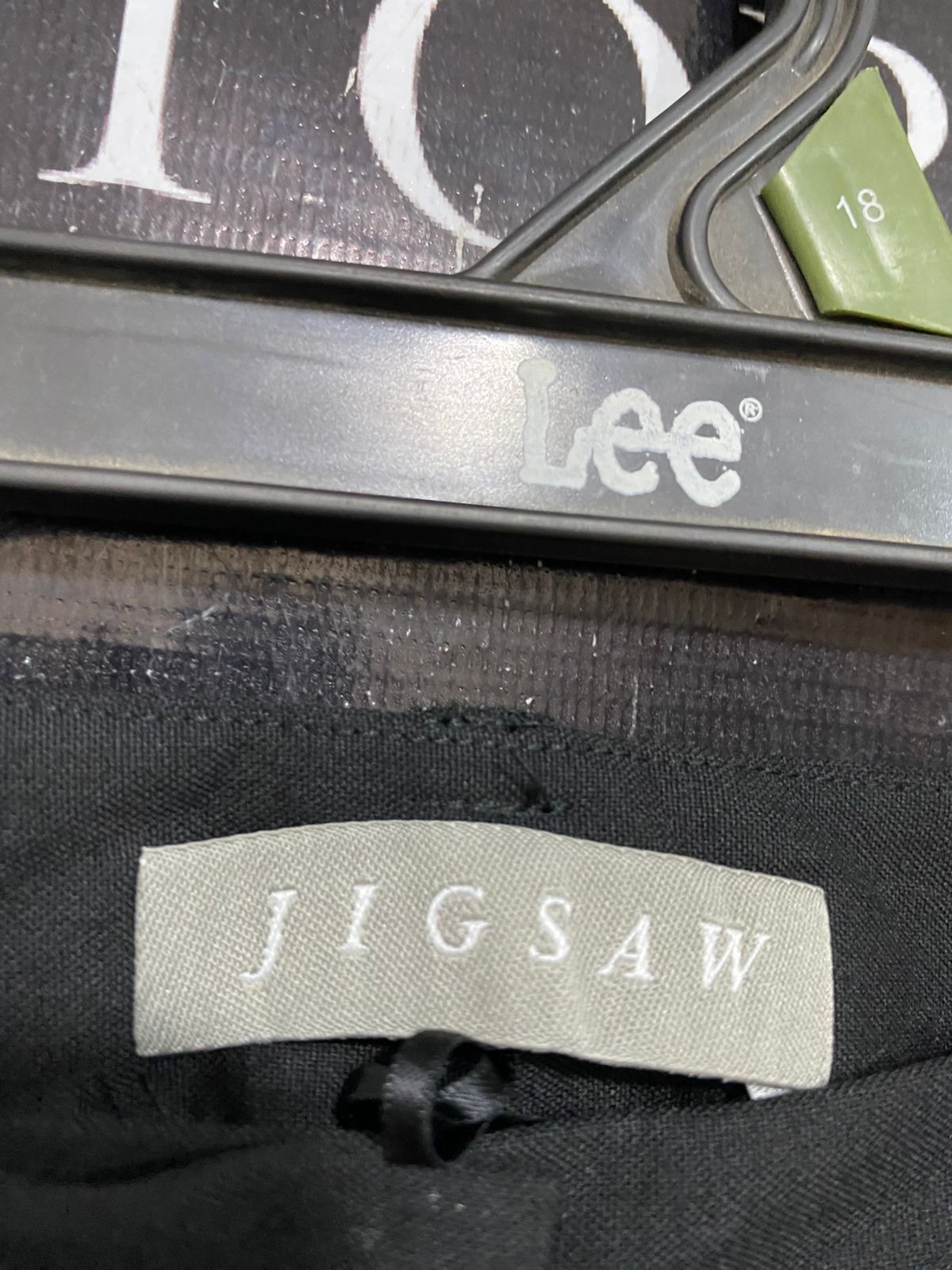 JIGSAW |M| WAIST 28| A32| BLACK TAILORED TROUSERS