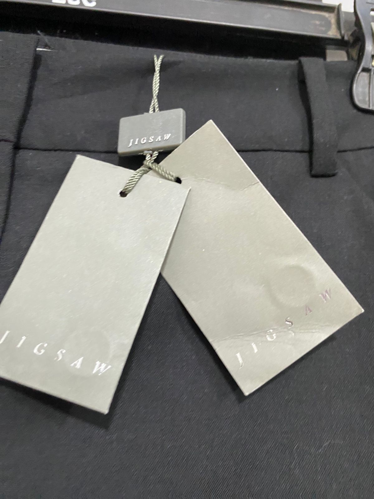 JIGSAW |M| WAIST 28| A32| BLACK TAILORED TROUSERS