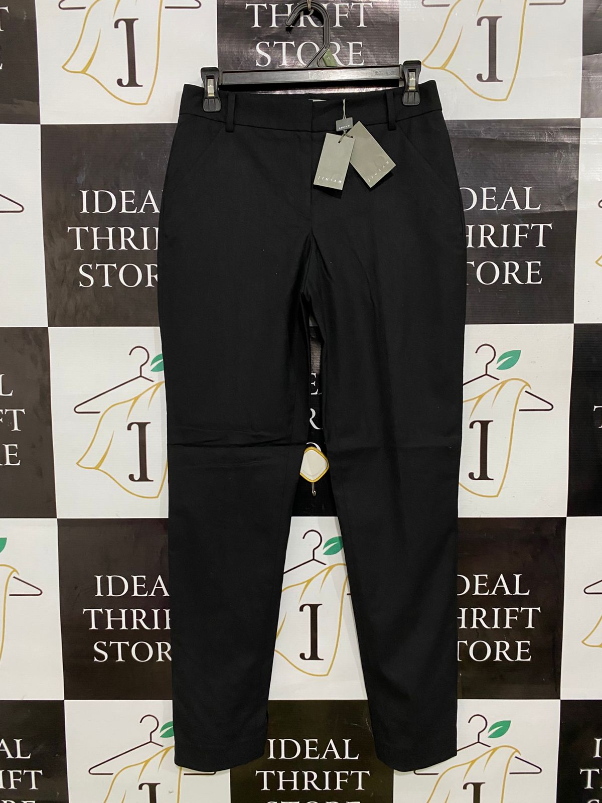 JIGSAW |M| WAIST 28| A32| BLACK TAILORED TROUSERS