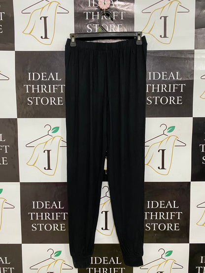 GEORGE |S| WAIST 26| A32| BLACK LOUNGE JOGGER PANTS